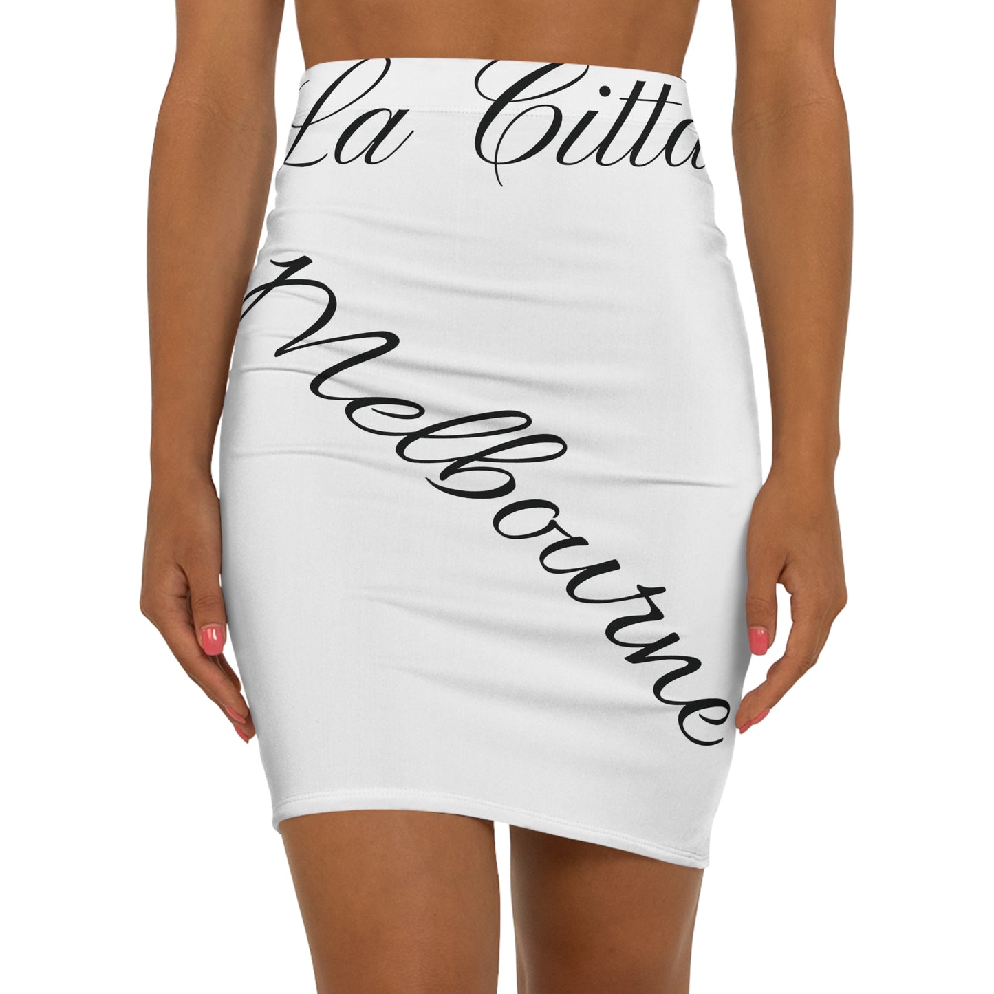 I had ambition that's why Women's Mid-Waist Pencil Skirt (AOP)